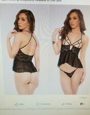 Black flutter Cami One Size fits most