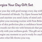 Energize your day gift set